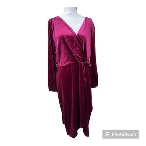 And ea wy women Burgundy Dress Size XXL